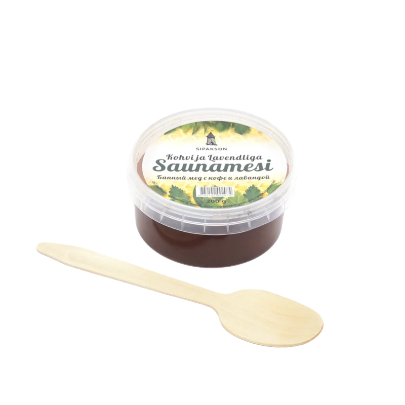 Saunahoning met koffie- en lavendelextract, 200 g