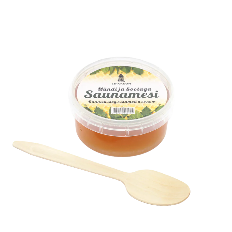 Saunahoning met muntextract en zout, 200 g