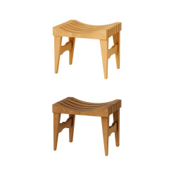 Saunabank, thermo-elzenhout 470x340x410 mm  Saunabank, thermo-elzenhout 470x340x410 mm