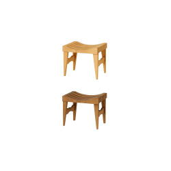 Saunabank, thermo-elzenhout 470x340x410 mm 