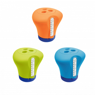 Drijvende dispenser met thermometer