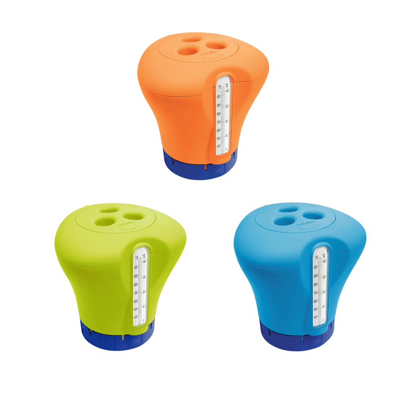 Drijvende dispenser met thermometer