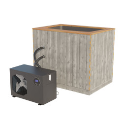 Kirami Premium NordicIce S koudwaterbad met Dualex warmtepomp, 500 liter 