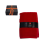 Handdoek in geschenkdoos, HARVIA, 70 x 140cm, rood