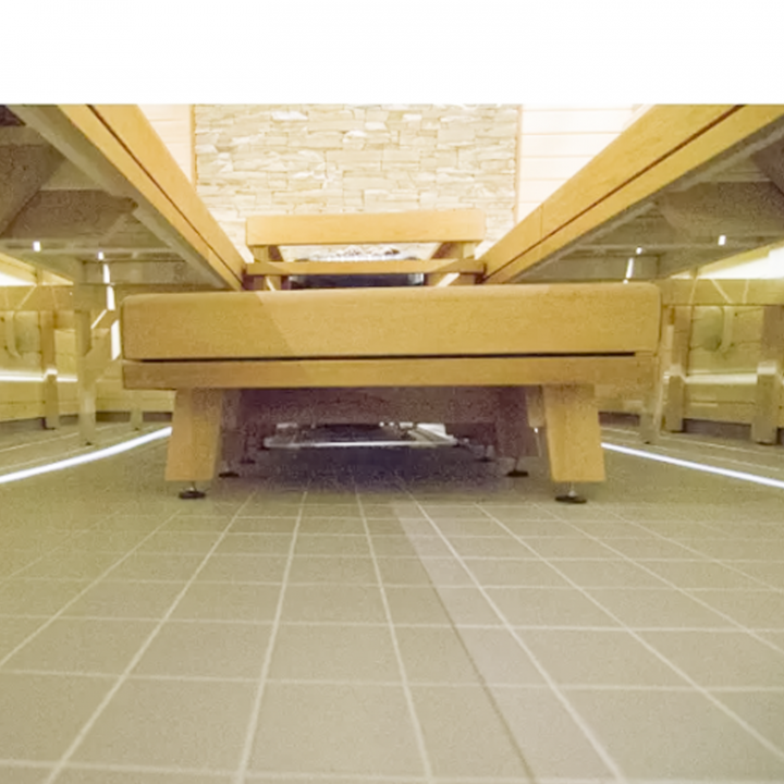 Verstelbare poot voor module