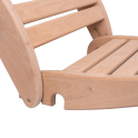 Ontspanning stapelbed voor sauna, zwarte els - 2