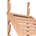 Ontspanning stapelbed voor sauna, zwarte els - 1