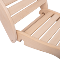 Ontspanning stapelbed voor sauna, linde. - 2