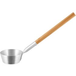 RENTO aluminium pollepel, naturel 