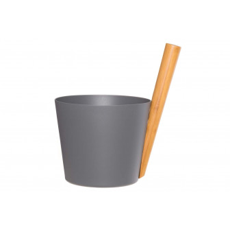 Aluminium emmer RENTO, grijs