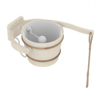 Emmer voor koude douche, Harvia, espen, 18 l