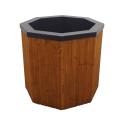 Koud dompelbad met houten bekleding, 200 liter - 0