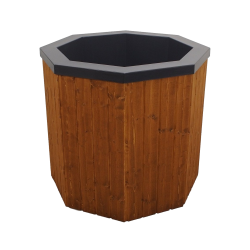 Koud dompelbad met houten bekleding, 200 liter 