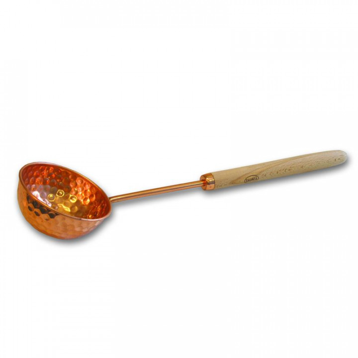 Koperen schepje SAUNIA, 30 cm