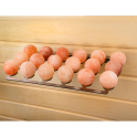 SAUFLEX zoutballen voor sauna's – set van 18 stuks met standaard - 3
