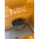 SAUFLEX zoutballen voor sauna's – set van 18 stuks met standaard
