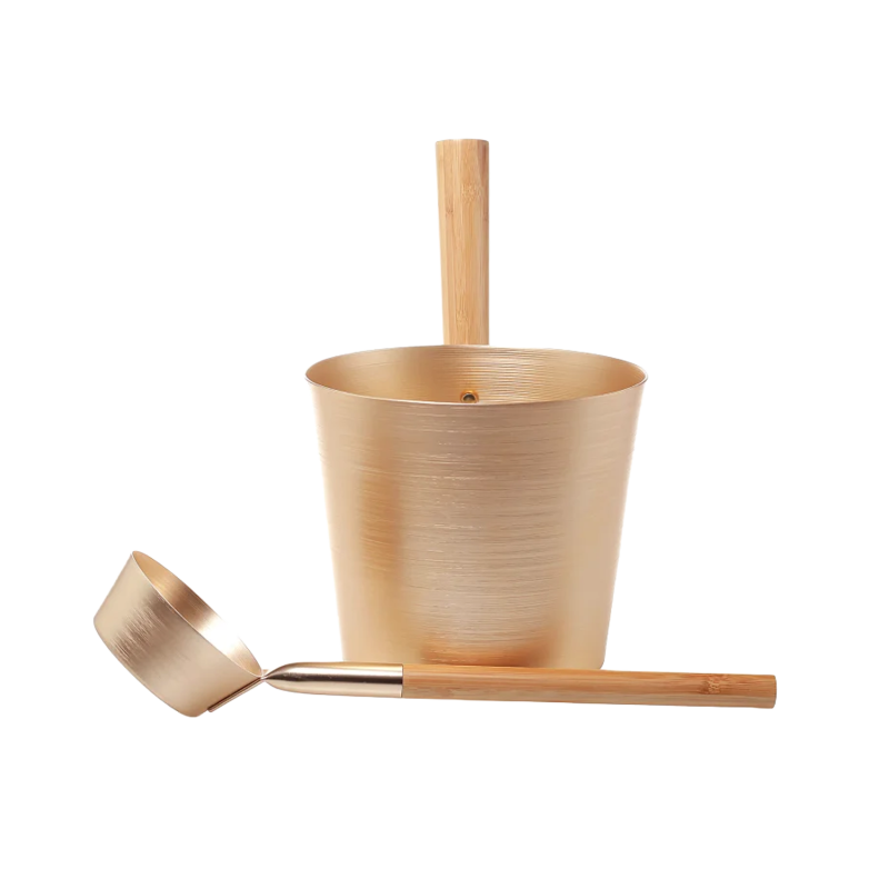 SAUFLEX emmer en pollepelset 5 l, goud