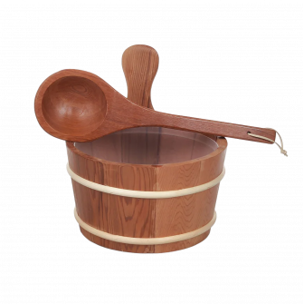 SAUFLEX houten emmer 4 l, ceder