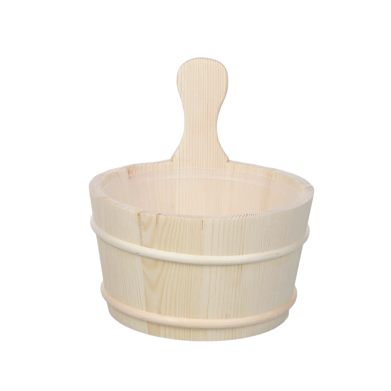 SAUFLEX houten emmer 4 l, grenen