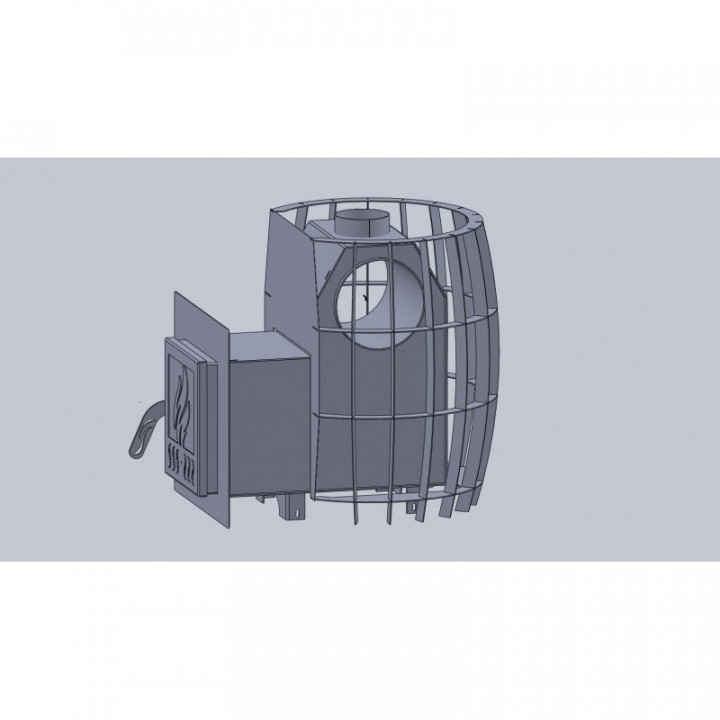 Houtgestookte saunakachel - TEPLODAR BARREL 16
