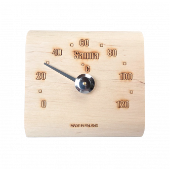 Saunia elzenhouten saunathermometer