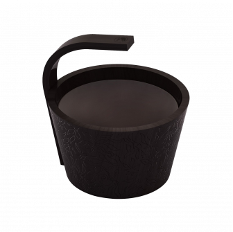 SAWO stoomwateremmer, zwart, 4 liter