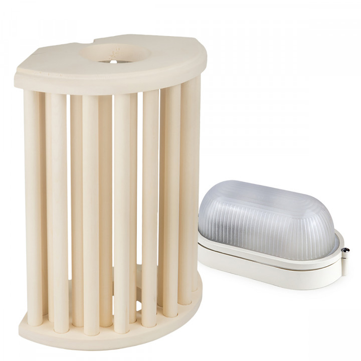Sawo lamp en rooster set 915-VA, espen