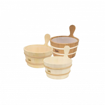 SAWO houten emmer met houten handvat 4 l
