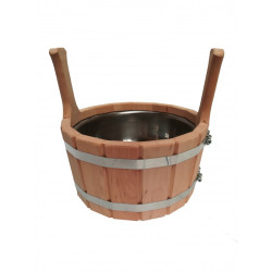 Emmer met roestvrijstalen inzetstuk, 5 l 