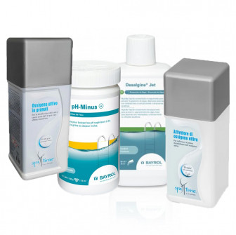 Onderhoudsset voor jacuzzi of bubbelbad, chloorvrij.