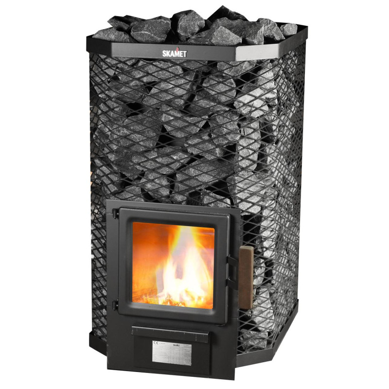 Houtgestookte saunakachel - SKAMET kachel S-120 GL