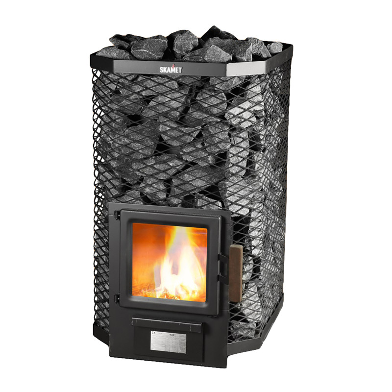 Houtgestookte saunakachel - SKAMET kachel S-116 GL