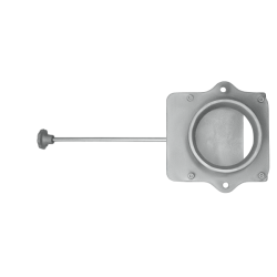 Gietijzeren rookklep F115  Gietijzeren rookklep F115