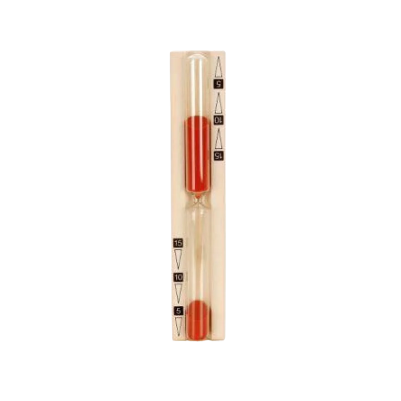 Zandloper voor sauna - 15 min, rood