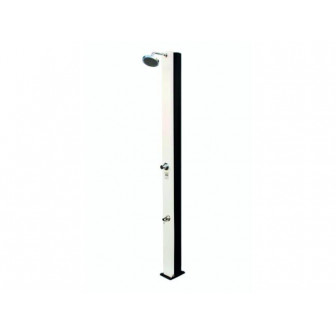 Solardouche SOLARNI 30 L, met voetwastafel, wit
