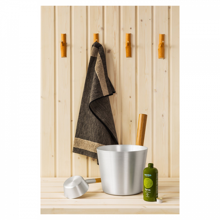 RENTO multicolor emmers en pollepels set 5 l, aluminium kleur