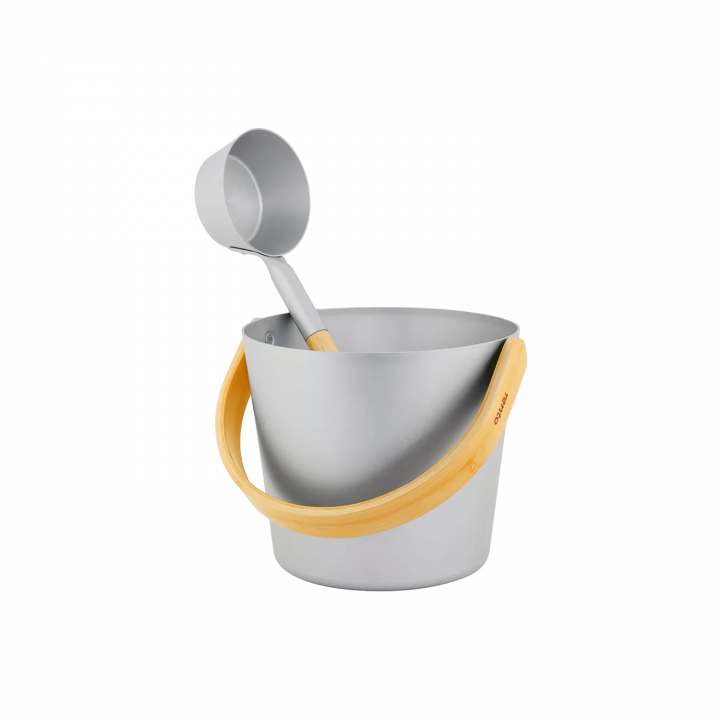 RENTO multicolor emmers en pollepels set 5 l, aluminium kleur