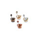 RENTO multicolor emmers en pollepels set 5 l, aluminium kleur
