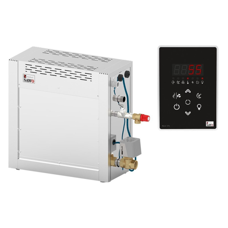 SAWO STN V2 stoomgenerator met bedieningspaneel