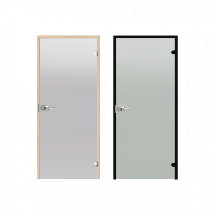 Glazen deur HARVIA, grenen frame 9 x 21, afsluitbaar