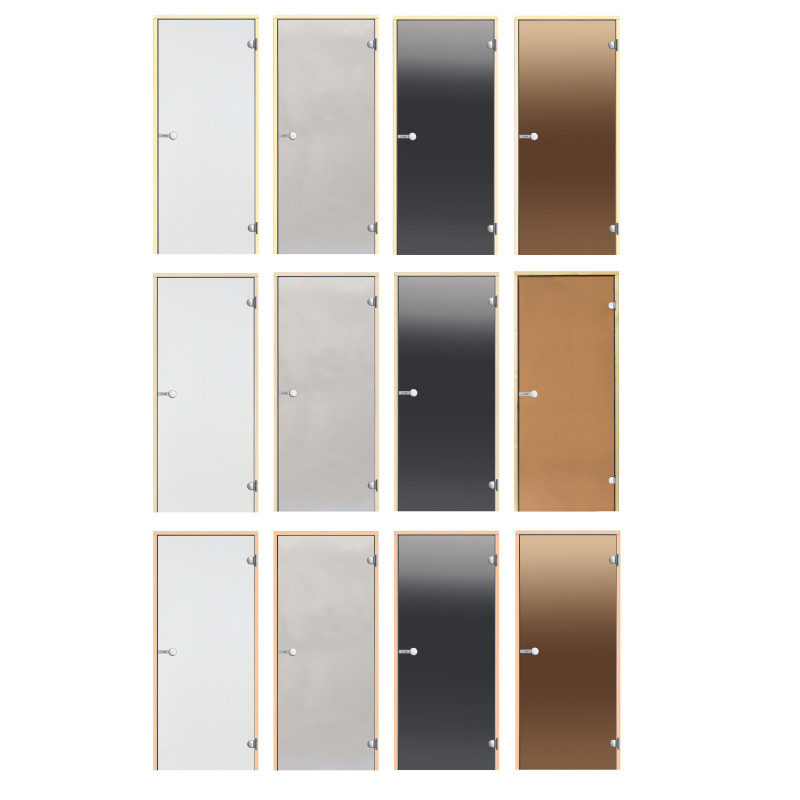 Glazen saunadeuren HARVIA 8x19