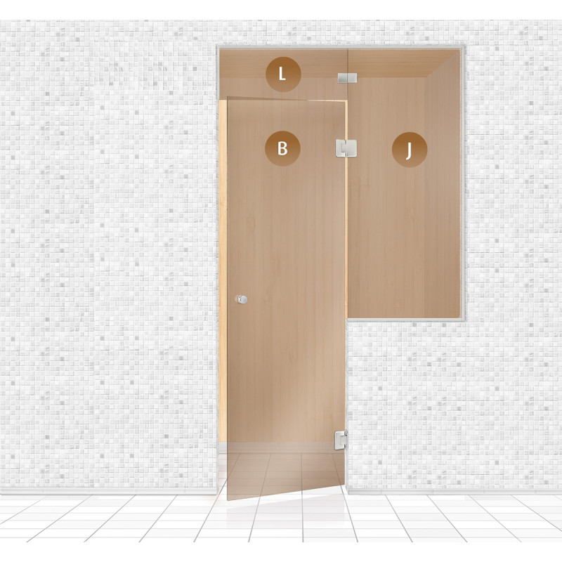 Sauna glazen wand, AD TYPE 10