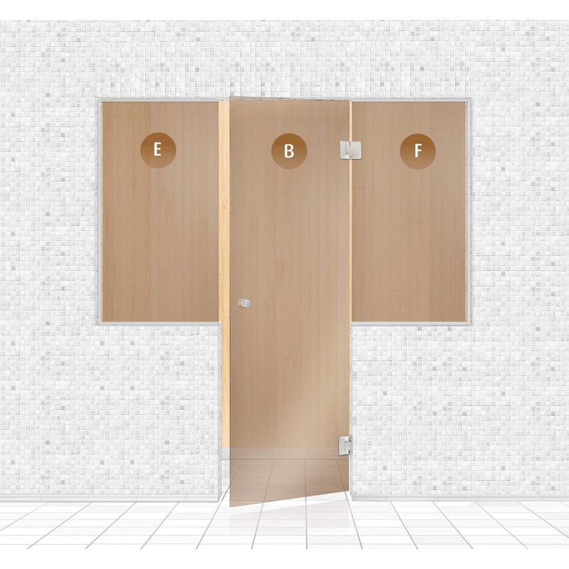 Sauna glaswand, AD TYPE 3