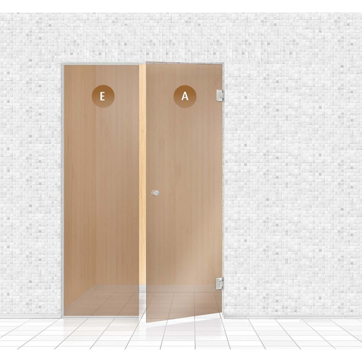 Sauna glaswand, AD TYPE 6