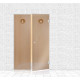 Sauna glaswand, AD TYPE 6