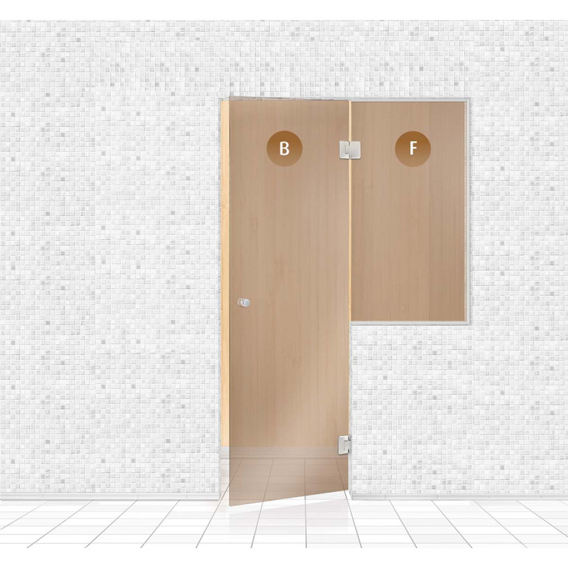 Sauna glaswand, AD TYPE 7