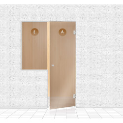 Sauna glaswand, AD TYPE 8 