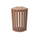 Lampenkap D7R, zwart elzenhout