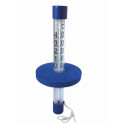 Drijvende thermometer blauw, gevoerd - 0