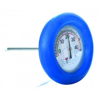 Drijvende thermometer - 185 mm diameter, met rubberen behuizing